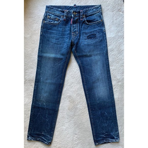 DSQUARED2 Oversized LOGO Denim JEANS - Picture 4 of 16